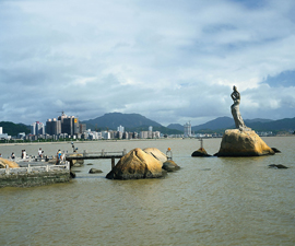港珠澳大橋往珠海
